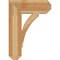 Ekena Millwork Thorton Craftsman Rough Sawn Bracket, Western Red Cedar, 6"W x 20"D x 28"H BKT06X20X28THR04RWR - alternate 4